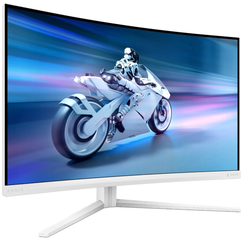 TFT 31.5" Philips 32M2C5501, Fast VA, QHD 2K, 180hz, вигнутий, 2хHDMI, DP, HAS, білий TFT 31.5" Philips 32M2C5501, Fast VA, QHD 2K, 180hz, вигнутий, 2хHDMI, DP, HAS, білий