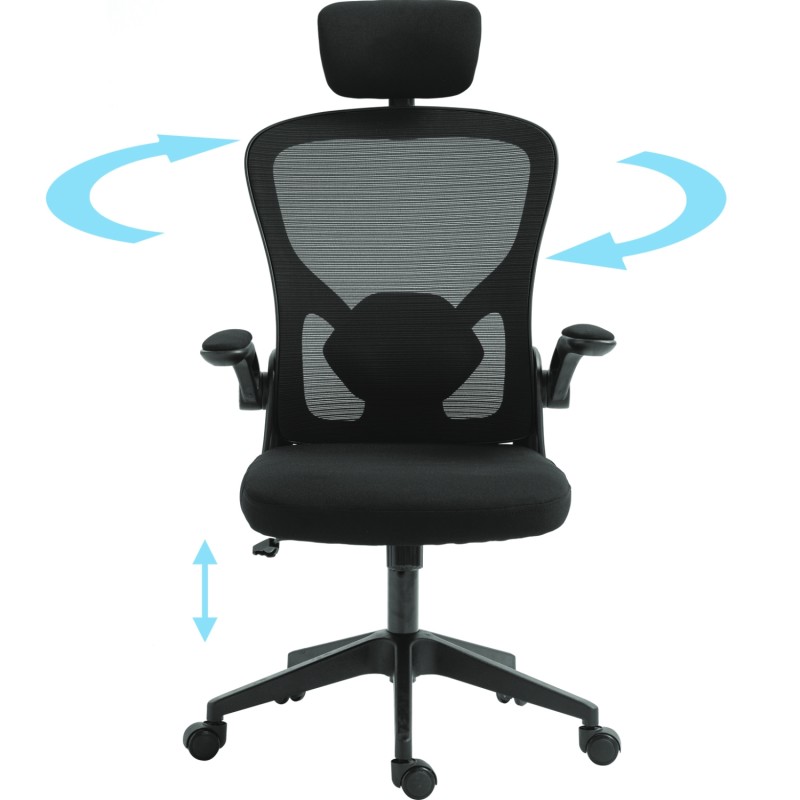 Ігрове крісло (комп’ютерне крісло) Sandberg ErgoFusion Gaming Chair Basic чорне
