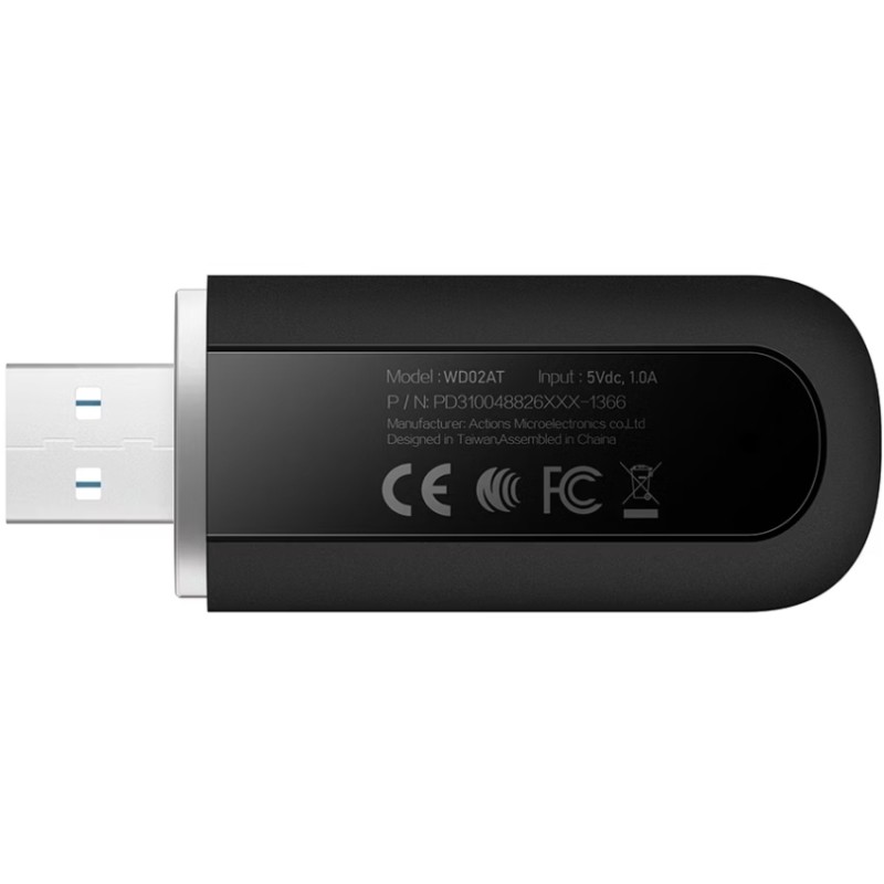 Адаптер (бездротовий адаптер) BenQ WD02AT Wi‑Fi 6 + Bluetooth 5.2 Адаптер (бездротовий адаптер) BenQ WD02AT Wi‑Fi 6 + Bluetooth 5.2