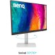 TFT 32" BenQ PD3226G, IPS, 4K, 144Hz, HDMI, DP, USB-C, HAS, Pivot, кол., біло-сріблястий