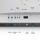 TFT 27" BenQ MA270U, IPS, 4K UHD, 2хHDMI, 2xUSB- C, HAS, Pivot, сріблясто-сірий