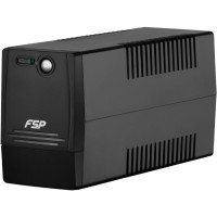 ДБЖ FSP FP850, 850ВА/480Вт, Lin-Int, USB/RJ45, Schuko*2, AVR, Black