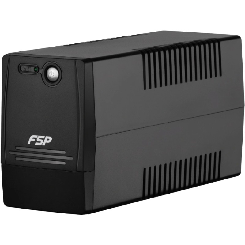 ДБЖ FSP FP850, 850ВА/480Вт, Lin-Int, USB/RJ45, Schuko*2, AVR, Black