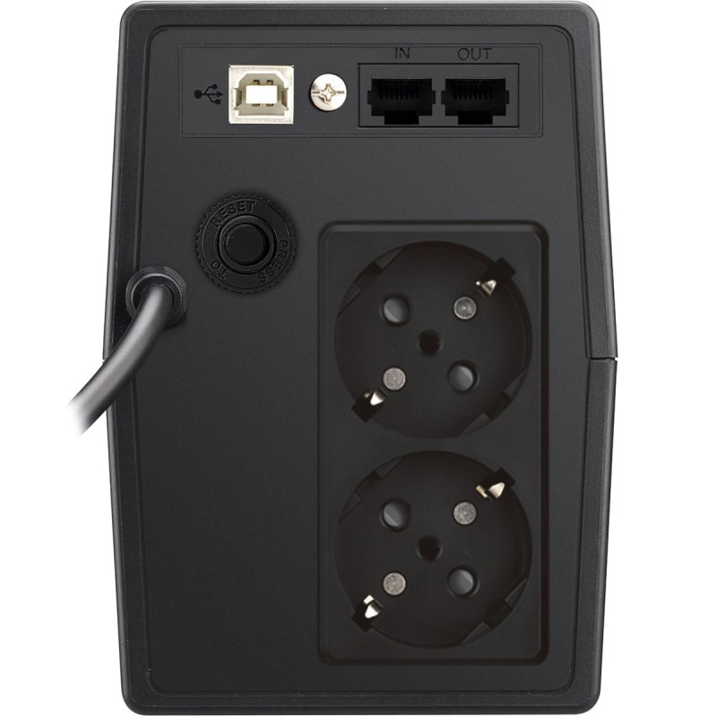 ДБЖ FSP FP850, 850ВА/480Вт, Lin-Int, USB/RJ45, Schuko*2, AVR, Black ДБЖ FSP FP850, 850ВА/480Вт, Lin-Int, USB/RJ45, Schuko*2, AVR, Black