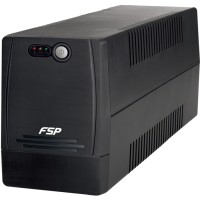ДБЖ FSP FP1000, 1000ВА/600Вт, Lin-Int, USB/RJ45, Schuko*4, AVR, Black