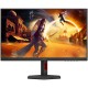 TFT 27" AOC Q27G4ZR, QHD, Fast IPS, 240Hz, 0,3ms, 2xHDMI, DP, HAS, Pivot, кол., чорно-червоний