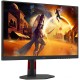 TFT 27" AOC Q27G4ZR, QHD, Fast IPS, 240Hz, 0,3ms, 2xHDMI, DP, HAS, Pivot, кол., чорно-червоний
