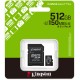 Memory card microSDXC 512GB Kingston Canvas Select Plus Gen3 C10 A1, Retail + adapter