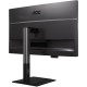 TFT 27" AOC Q27P4CV, QHD, IPS, 120Hz, HDMI, DP, USB-C, RJ-45, USB-hub, HAS, Pivot, колонки, чорний