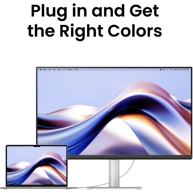 TFT 27" BenQ MA270UP, IPS, 4K UHD, 2хHDMI, 2xUSB- C, HAS, Pivot, сріблясто-сірий TFT 27" BenQ MA270UP, IPS, 4K UHD, 2хHDMI, 2xUSB- C, HAS, Pivot, сріблясто-сірий