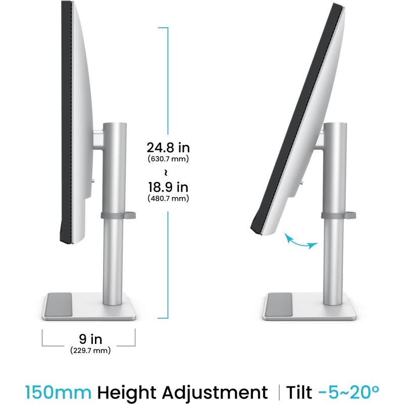 TFT 31.5" BenQ MA320UG, IPS, 4K, 120Hz, 2хHDMI, USB-C, HAS, Pivot, кол., сріблясто-сірий TFT 31.5" BenQ MA320UG, IPS, 4K, 120Hz, 2хHDMI, USB-C, HAS, Pivot, кол., сріблясто-сірий