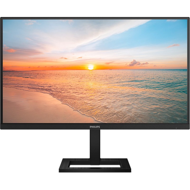 TFT 27" Philips 27E1N1900AE, IPS, 4K UHD, 2xHDMI, USB-C, USB-hub, HAS, колонки, чорний