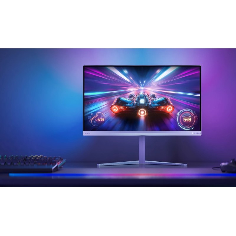 TFT 27" Philips 27M2N5901A, Fast IPS, 4K, 160Hz, 2xHDMI, DP, USB-С, USB-hub, HAS, Pivot, кол., білий TFT 27" Philips 27M2N5901A, Fast IPS, 4K, 160Hz, 2xHDMI, DP, USB-С, USB-hub, HAS, Pivot, кол., білий