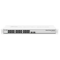Комутатор Mikrotik CSS326-24G-2S+RM (24x1G, 2xSFP+, SwOS) Комутатор Mikrotik CSS326-24G-2S+RM (24x1G, 2xSFP+, SwOS)
