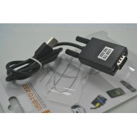 Перехідник USB 2.0 Type-A --> COM (RS232) 9pin, кабель 1м. RTL