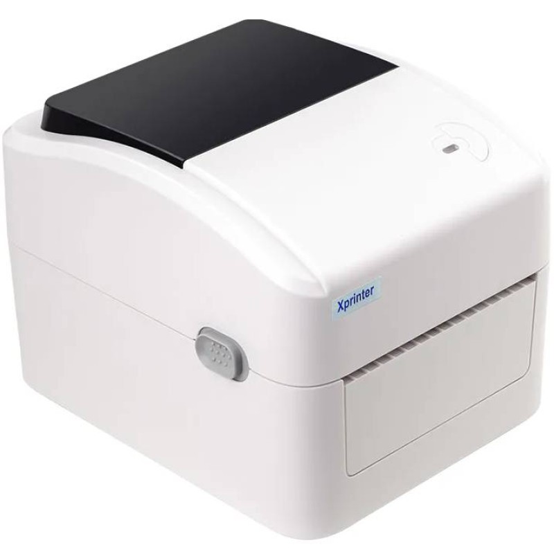 Принтер етикеток Xprinter XP-420B (термодрук, 152 мм/с, стрічка 115 мм, 203 DPI, USB, білий)