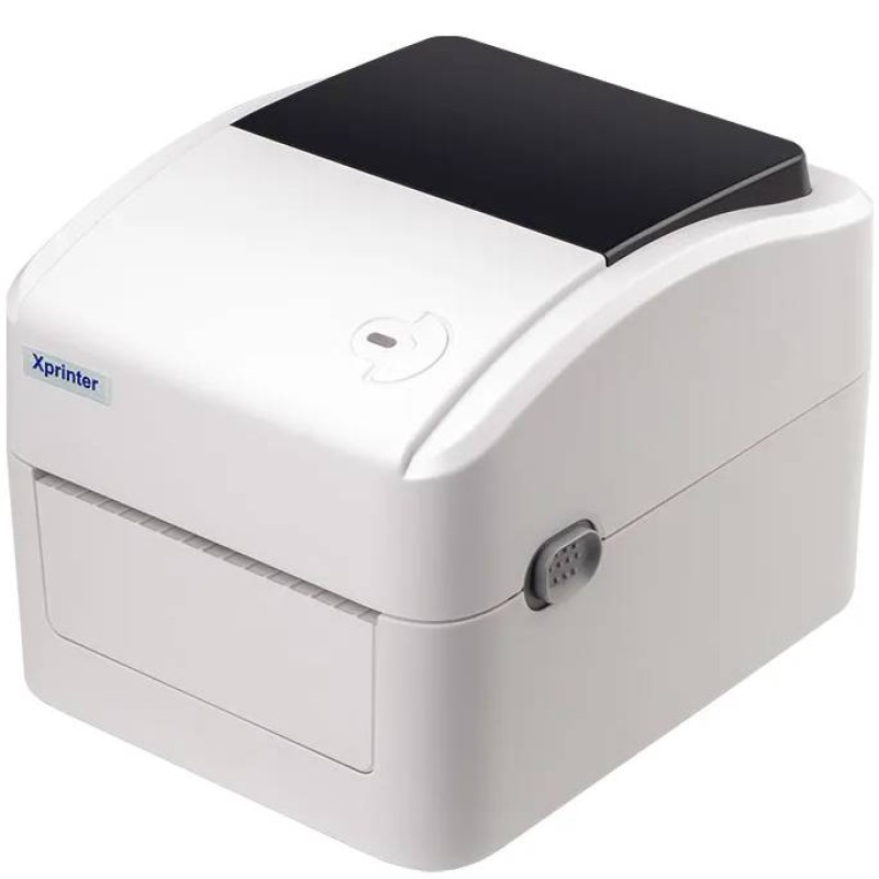 Принтер етикеток Xprinter XP-420B (термодрук, 152 мм/с, стрічка 115 мм, 203 DPI, USB, білий)