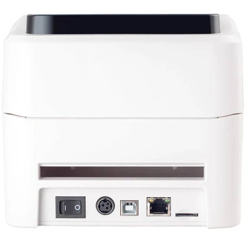 Принтер етикеток Xprinter XP-420B (термодрук, 152 мм/с, стрічка 115 мм, 203 DPI, USB, білий)