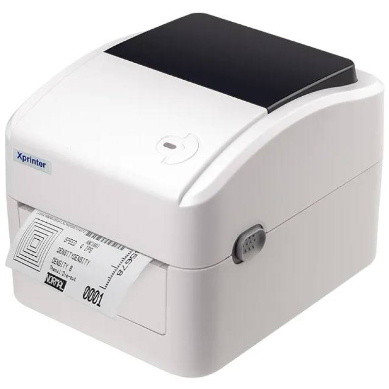 Принтер етикеток Xprinter XP-420B (термодрук, 152 мм/с, стрічка 115 мм, 203 DPI, USB, білий)