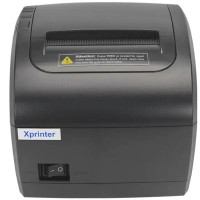Принтер чеків Xprinter XP-Q838L (термодрук, 230мм/с, стрічка 80мм, USB+Lan,RJ12, авторізак, чорний)