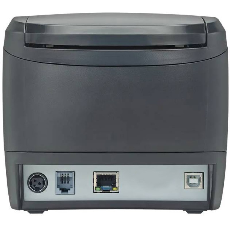 Принтер чеків Xprinter XP-Q838L (термодрук, 230мм/с, стрічка 80мм, USB+Lan,RJ12, авторізак, чорний)