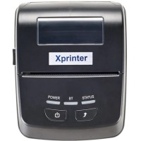 Мобільний принтер чеків Xprinter XP-P801A(термодрук,70мм/с,стрічка72 мм,203DPI,USB,Bluetooth,чорний)