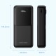 УМБ Vention 20000mAh 22.5W PD, Micro-USB/USB-C/2xUSB-A, built-in USB-C+Lightning Cables Black