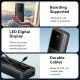 УМБ Vention 20000mAh 22.5W PD, Micro-USB/USB-C/2xUSB-A, built-in USB-C+Lightning Cables Black