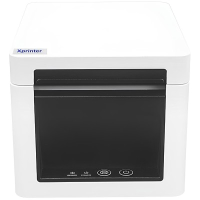 Принтер чеків Xprinter XP-Q810K (термодрук, 230мм/с, стрічка 80мм, USB+WiFi, авторізак,білий)