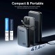 УМБ Vention 20000mAh 45W PD3.1, USB-A, USB-C In/Out, with Built-in USB-C cable Gray
