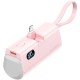 УМБ Vention 4800mAh 22,5W PD, USB-C In/Out, LED display, with built-in USB-C cable Pink
