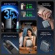 УМБ Vention 10000mAh 35W PD, USB-C In/Out, built-in USB-C, Lightning Cables, LED Display, Gray