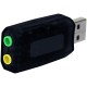 Звукова карта USB AUX jack, 2*TRS (Mic + Ear) Virtual 5.1 Channel, Media-Tech Звукова карта USB AUX jack, 2*TRS (Mic + Ear) Virtual 5.1 Channel, Media-Tech