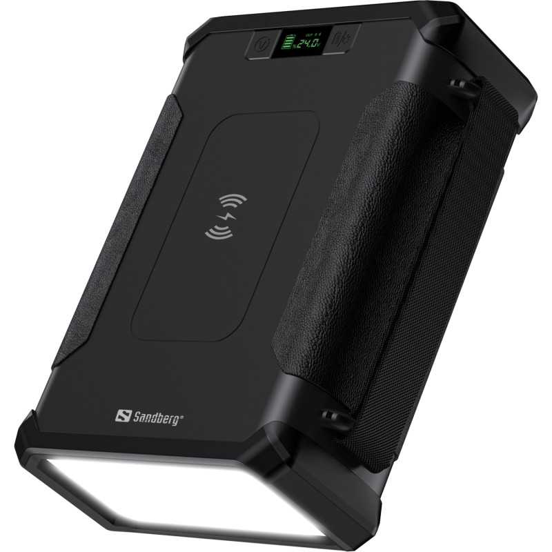 УМБ Sandberg 96000mAh Survivor DC84W PD USB-C60W Cigar Lighter 180W 2USB-A18W,Wireless LiFePo4 УМБ Sandberg 96000mAh Survivor DC84W PD USB-C60W Cigar Lighter 180W 2USB-A18W,Wireless LiFePo4