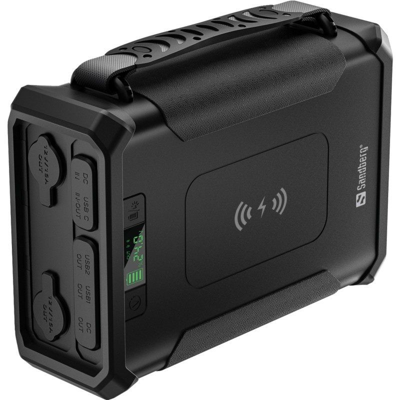УМБ Sandberg 96000mAh Survivor DC84W PD USB-C60W Cigar Lighter 180W 2USB-A18W,Wireless LiFePo4 УМБ Sandberg 96000mAh Survivor DC84W PD USB-C60W Cigar Lighter 180W 2USB-A18W,Wireless LiFePo4