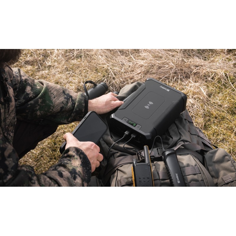 УМБ Sandberg 96000mAh Survivor DC84W PD USB-C60W Cigar Lighter 180W 2USB-A18W,Wireless LiFePo4 УМБ Sandberg 96000mAh Survivor DC84W PD USB-C60W Cigar Lighter 180W 2USB-A18W,Wireless LiFePo4