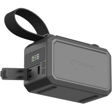УМБ Sandberg 40000mAh,Survivor 100W, 2xUSB-С, USB-A, LED ліхтар, PowerThru, чорний