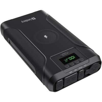 УМБ Sandberg 76800mAh Survivor DC91W PD100W,2xUSB-С+USB-A18W,Cigar Lighter120W,QI-15W,PowerThru