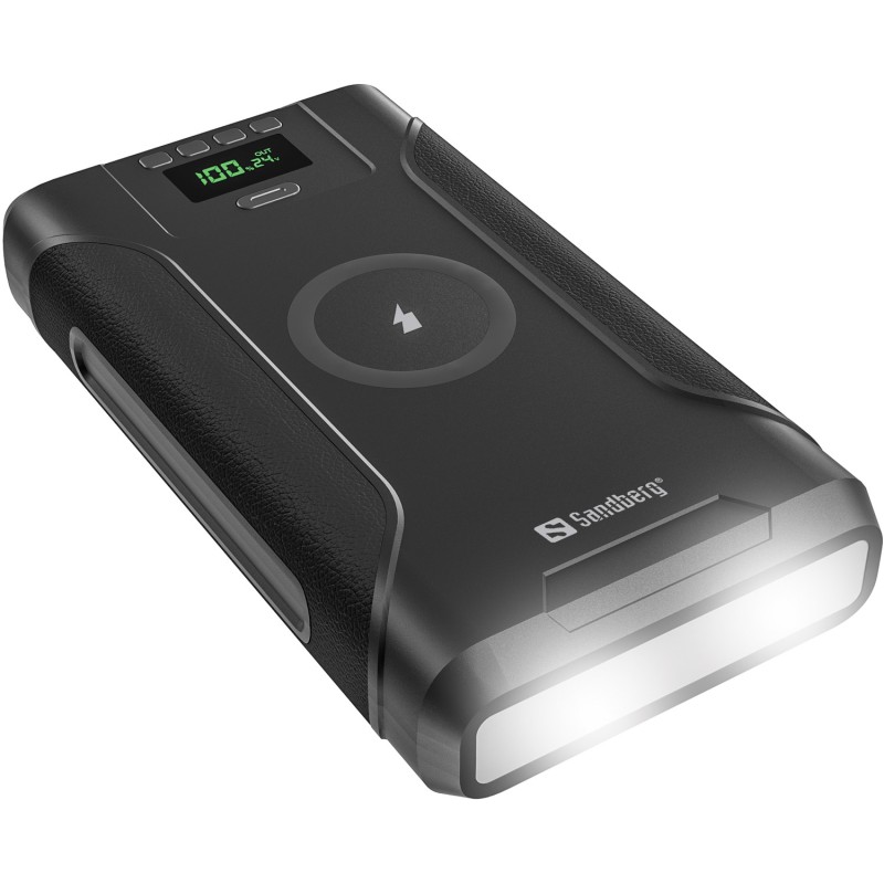 УМБ Sandberg 76800mAh Survivor DC91W PD100W,2xUSB-С+USB-A18W,Cigar Lighter120W,QI-15W,PowerThru УМБ Sandberg 76800mAh Survivor DC91W PD100W,2xUSB-С+USB-A18W,Cigar Lighter120W,QI-15W,PowerThru