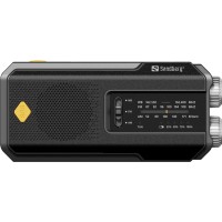 Радіо приймач FM/AM Survivor Radio All-in-1 2000, solar charger, powerbank, Flashlight, Sandberg