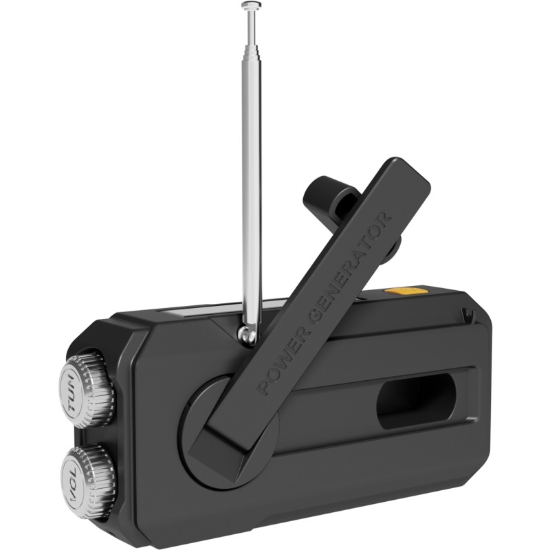 Радіо приймач FM/AM Survivor Radio All-in-1 2000, solar charger, powerbank, Flashlight, Sandberg