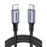 Кабель USB 2.0 Type-C M-M, 3 м, 100W Чорний, Alu Case with Braid US316 UGREEN