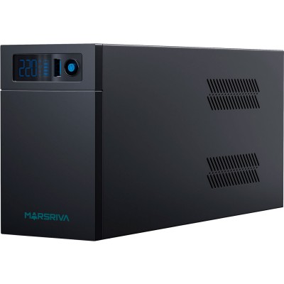 ДБЖ Marsriva MR-UF1200L, 1200ВА/720Вт, Line-Interactive, LED version, з літієвою батареєю