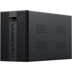 ДБЖ Marsriva MR-UF1250, 1250ВА/750Вт, Line-Interactive, LED version, 3хSchuko, 2*12V/9Ah