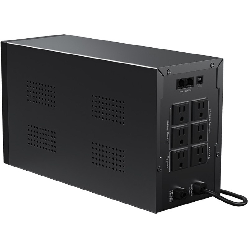 ДБЖ Marsriva MR-UF1250, 1250ВА/750Вт, Line-Interactive, LED version, 3хSchuko, 2*12V/9Ah