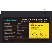 Акумуляторна батарея Marsriva 12.8V, 8.0A, літієва батарея