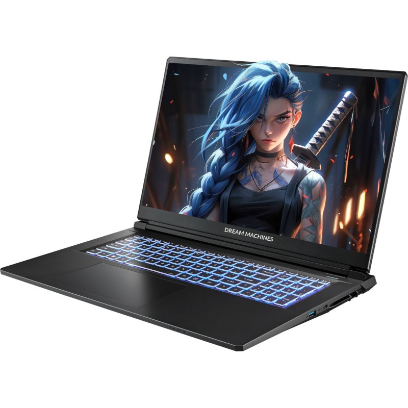 Dream Machines RG5050-17UA33 17.3” FHD 144Hz, 300n/i5-13420H/16 GB/SSD 1TB/RTX5050/GLAN/DOS