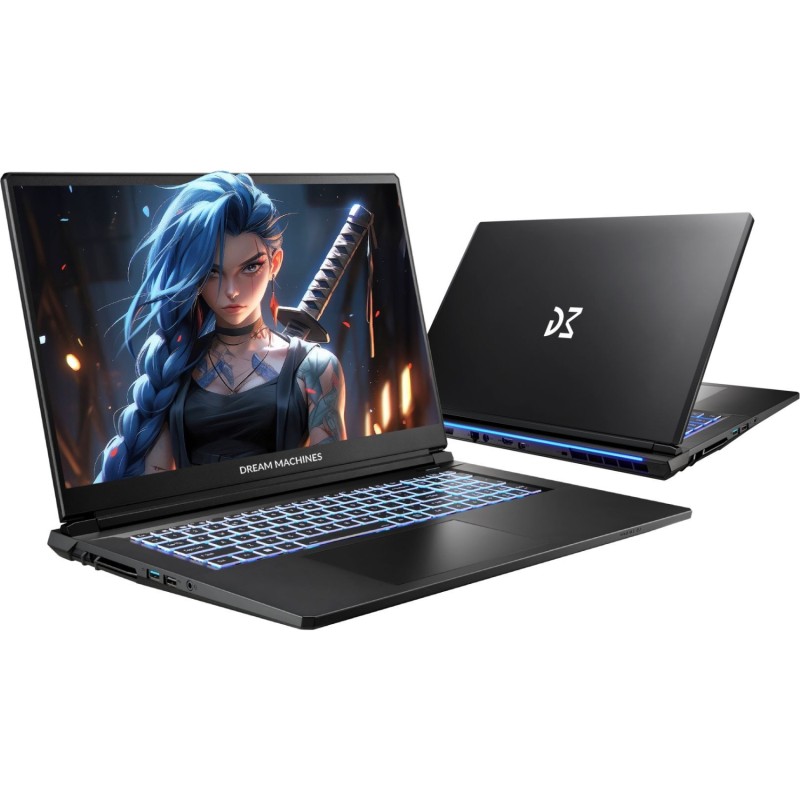 Dream Machines RG5050-17UA33 17.3” FHD 144Hz, 300n/i5-13420H/16 GB/SSD 1TB/RTX5050/GLAN/DOS