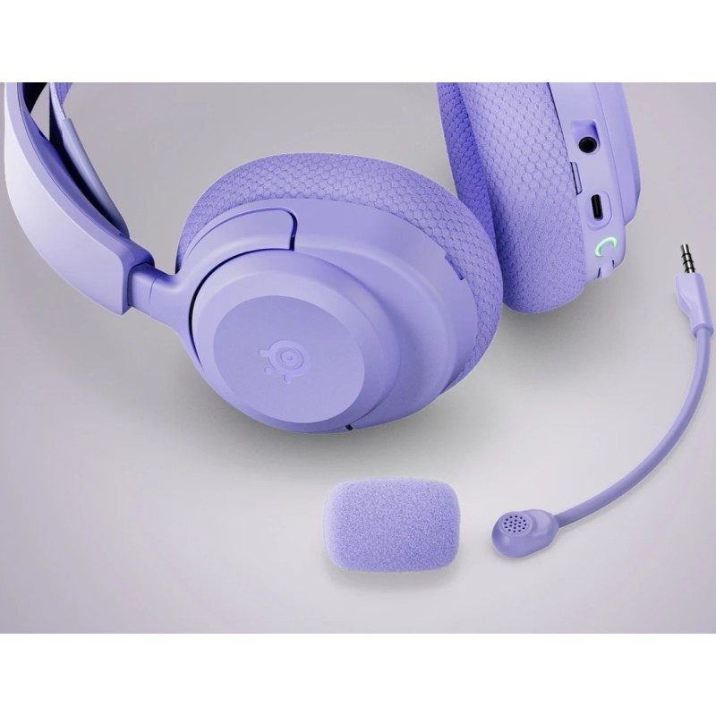 Ігрова гарнітура SteelSeries Arctis Nova 3 Wireless for PC MultiPlatform Lavender Ігрова гарнітура SteelSeries Arctis Nova 3 Wireless for PC MultiPlatform Lavender