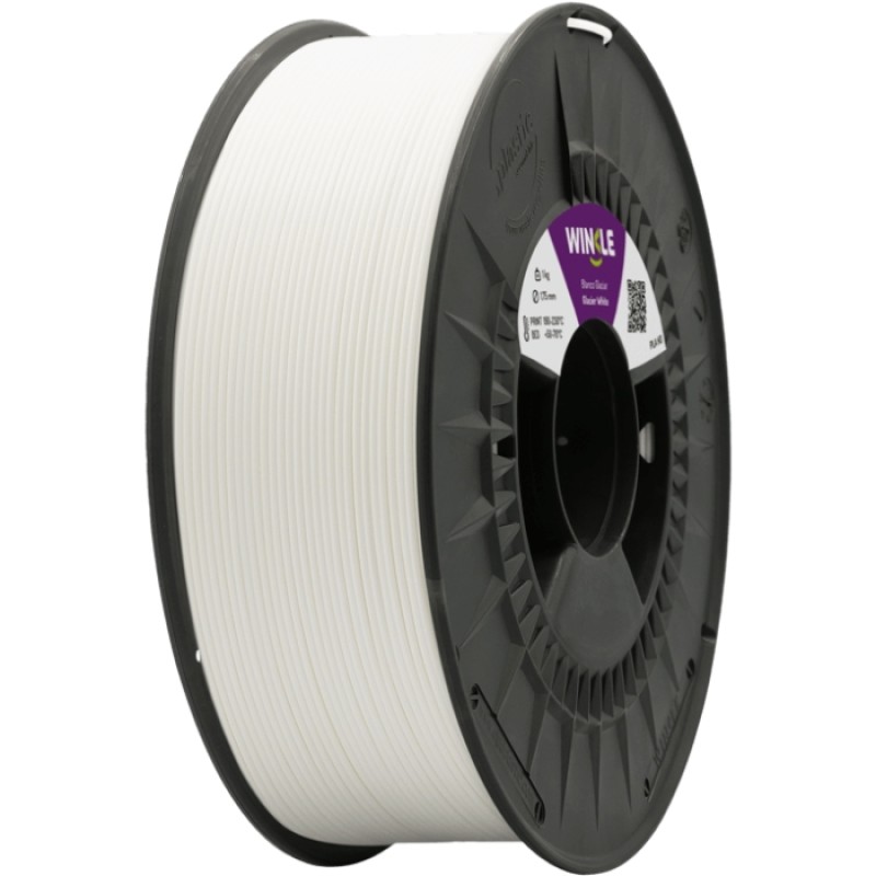 Пластик (Filament) WINKLE PLA HD 1кг, 1.75мм, льодовиковий білий